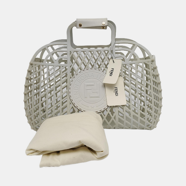 Basket Medium Special Material White