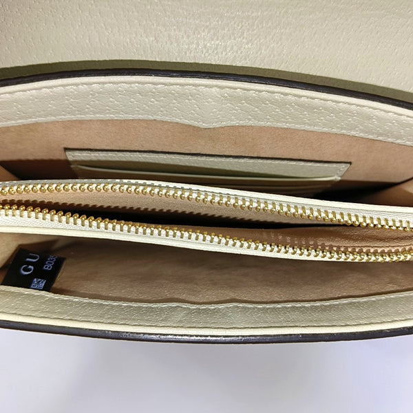 Monogram Coated Canvas Shoulder Bag Beige