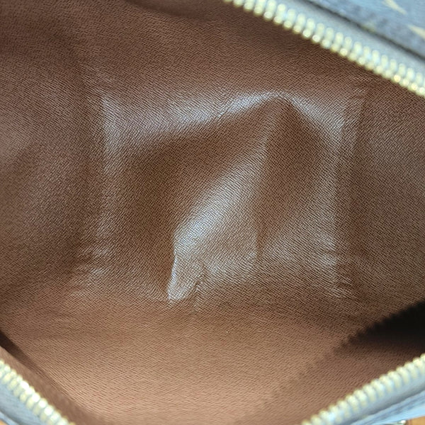 PAPILLON MM Monogram Coated Canvas Brown
