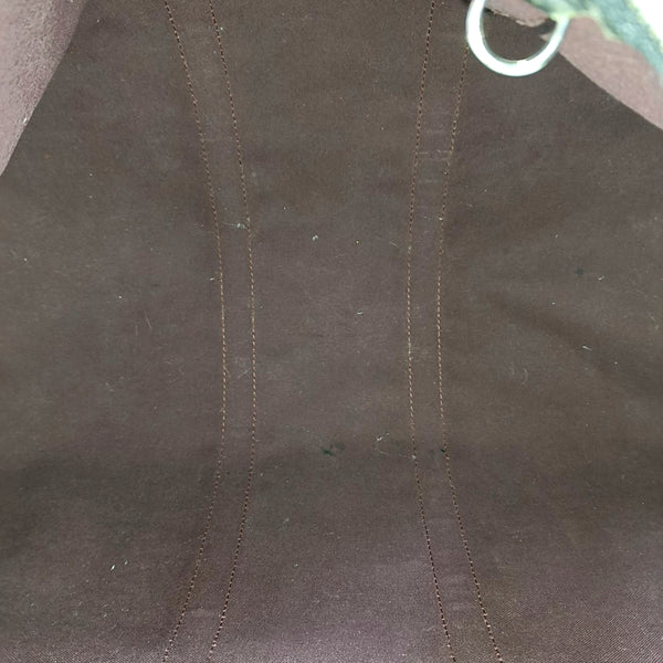 KEEPALL 45 Monogram Coated Canvas Brown