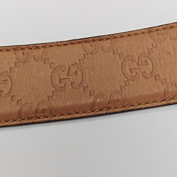 Leather Belt Beige