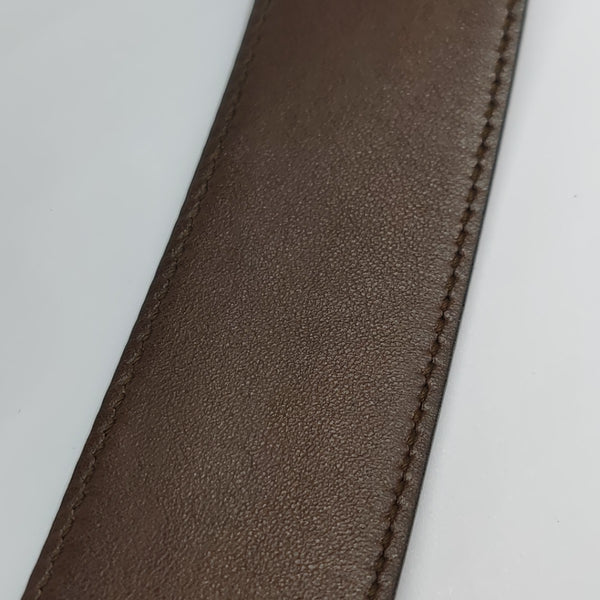 Leather Belt Beige