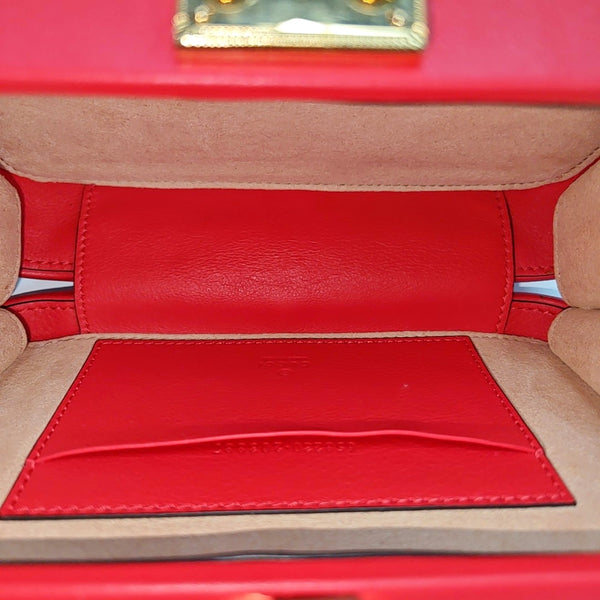Quilted Calfskin Mini Red