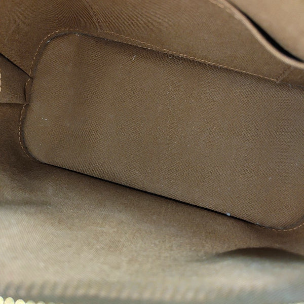 ALMA BB Monogram Coated Canvas Brown