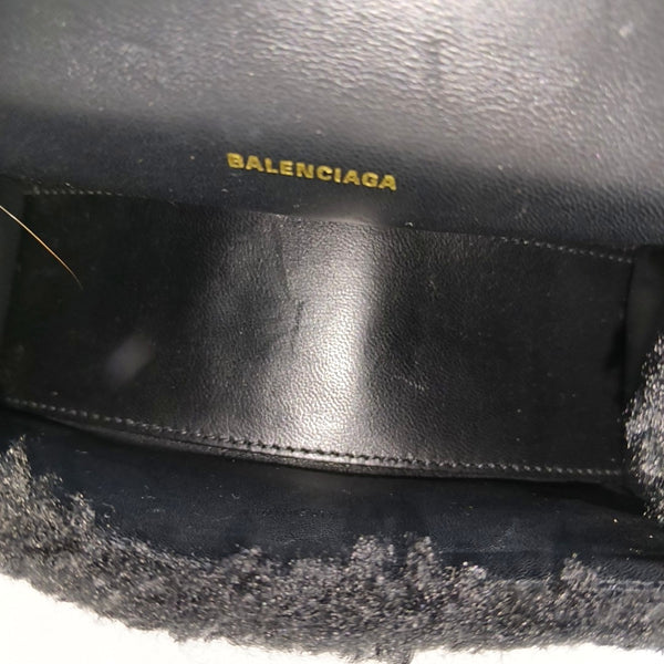 Hourglass Mini Sheepskin Black