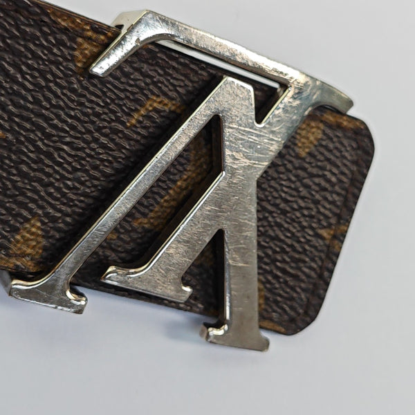 Coated Canvas Belt Brown