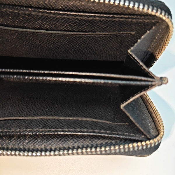 Damier Graphite Coated Canvas Card Holder Gray