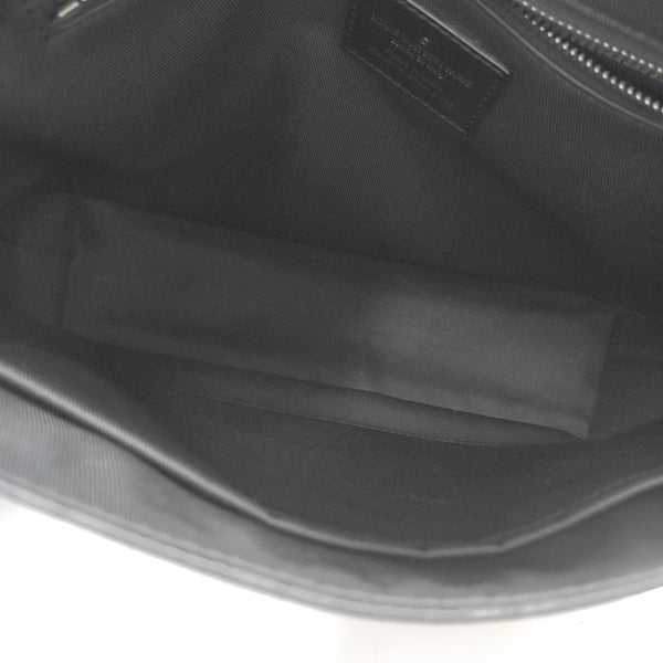 VOYAGER PM Monogram Coated Canvas Black