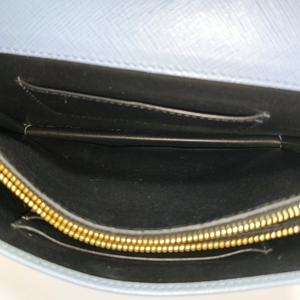 Calfskin Shoulder Bag Blue