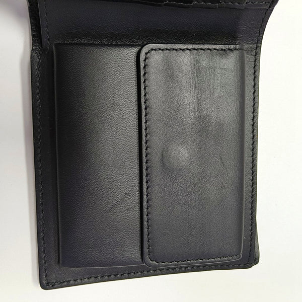 Puzzle Calfskin Black Wallet
