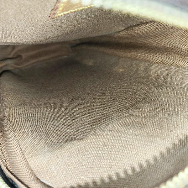 GANGE Monogram Coated Canvas Brown