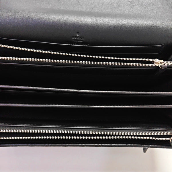Monogram Calfskin Clutch Black
