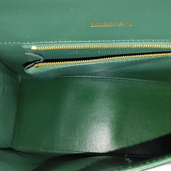 Hourglass S Calfskin Green