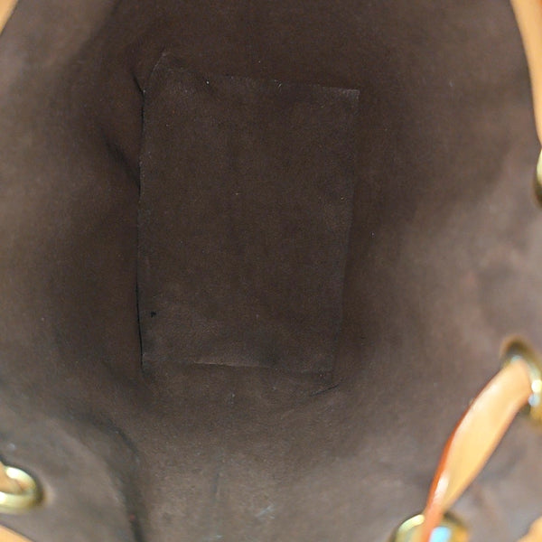NOÉ Nano Monogram Coated Canvas Brown