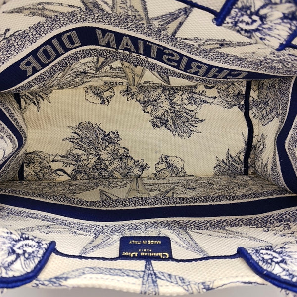 Book Tote Medium Canvas Blue