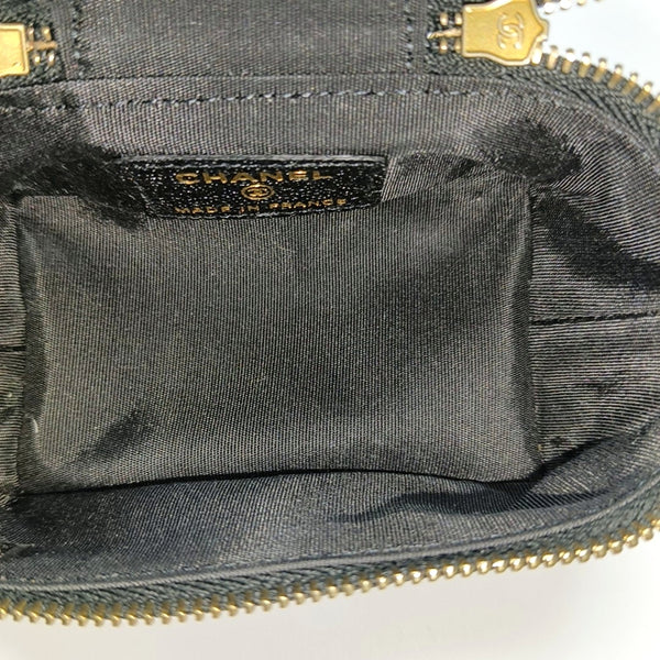Quilted Grained Calfskin Black
