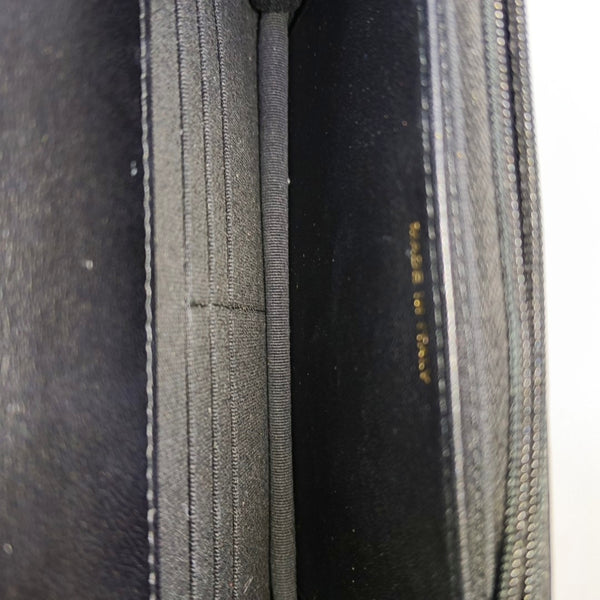 WOC Quilted Lambskin Black