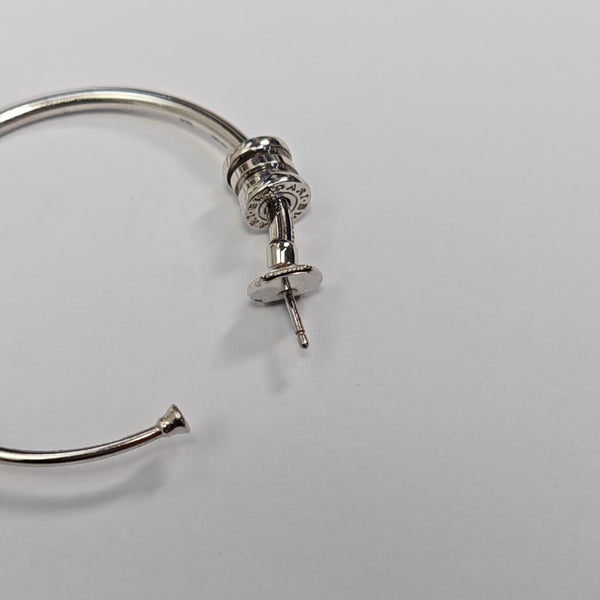 B.ZERO1 18k Rose Gold Silver Earrings