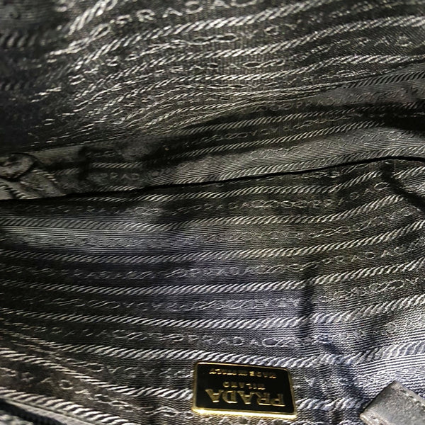 Nylon Quilted Nylon Black