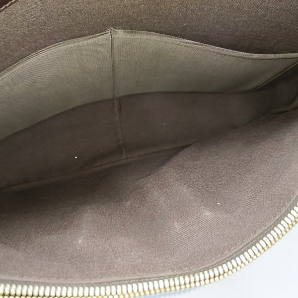 SPENCER Damier Ebene Coated Canvas Brown