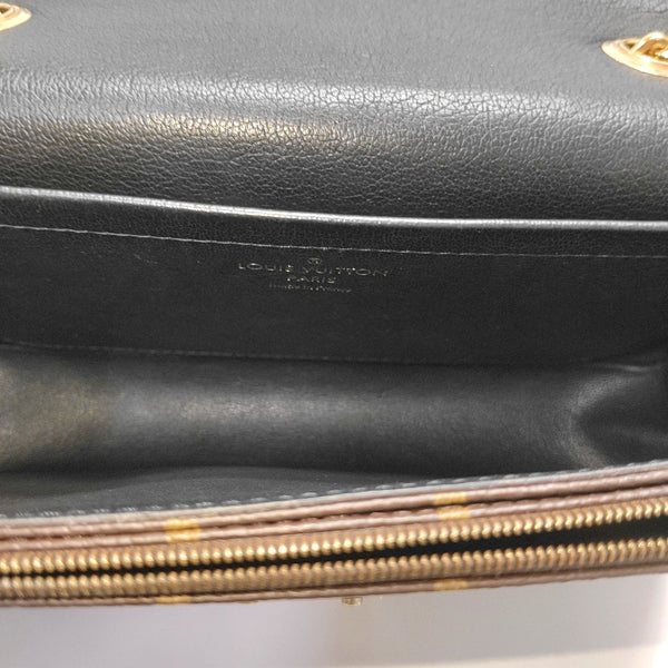 MARCEAU Monogram Coated Canvas Brown