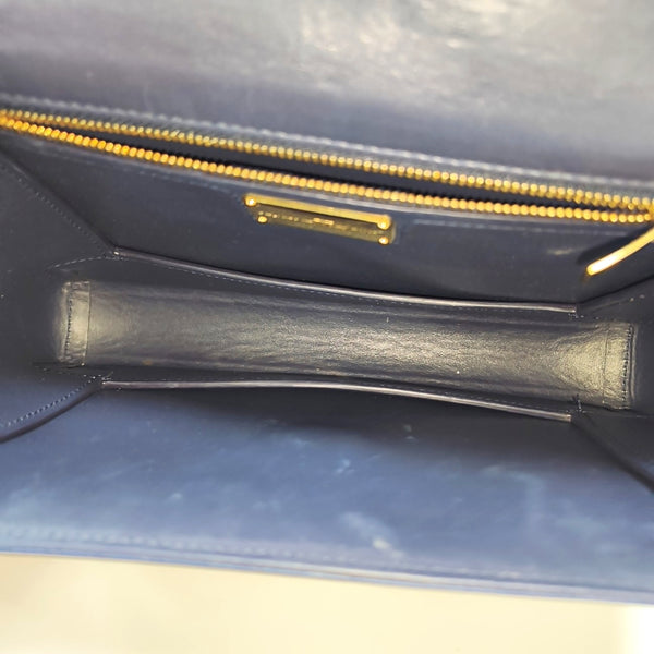Ginny Medium Calfskin Blue