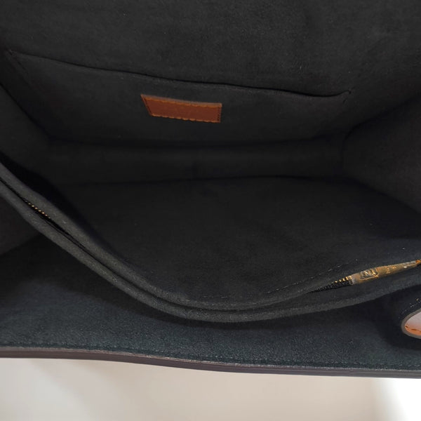 DAUPHINE MM Monogram Coated Canvas Brown