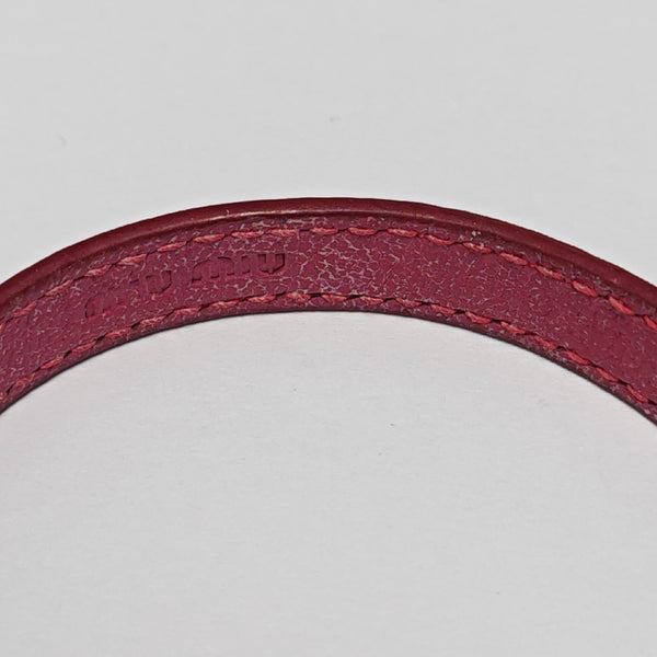 Leather Red Bracelet