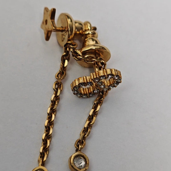 La Petite Tribale Metal Gold Stud Earrings