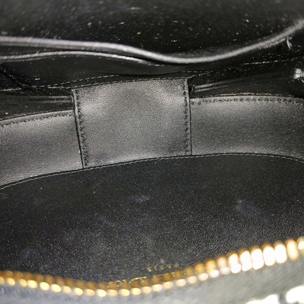CD Signature Oblique Calfskin Black