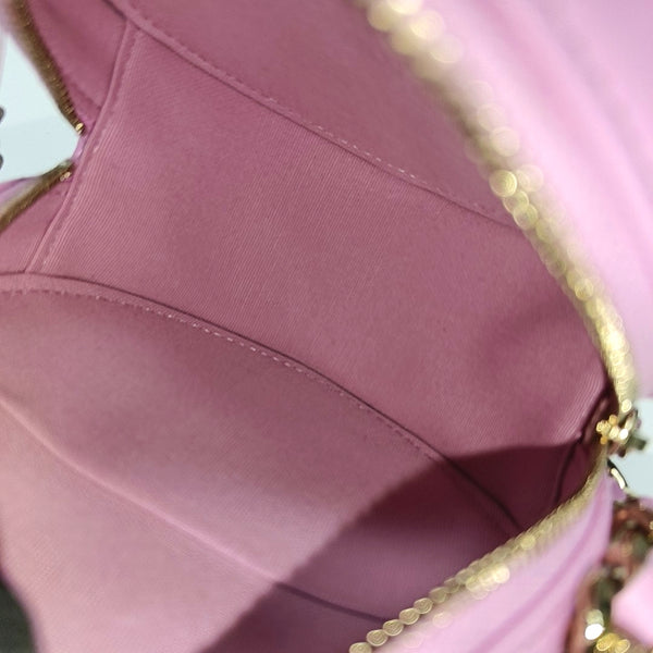 CHANEL 19 Small Quilted Lambskin Pink