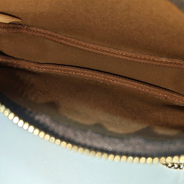 ACCESSOIRES Mini Monogram Coated Canvas Brown