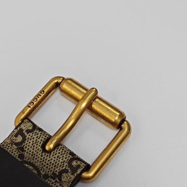 Leather Belt Beige
