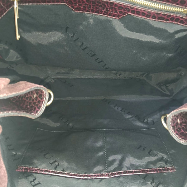 Calfskin Top Handle Bag Red