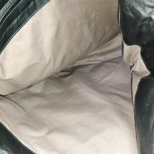 Calfskin Shoulder Bag Black
