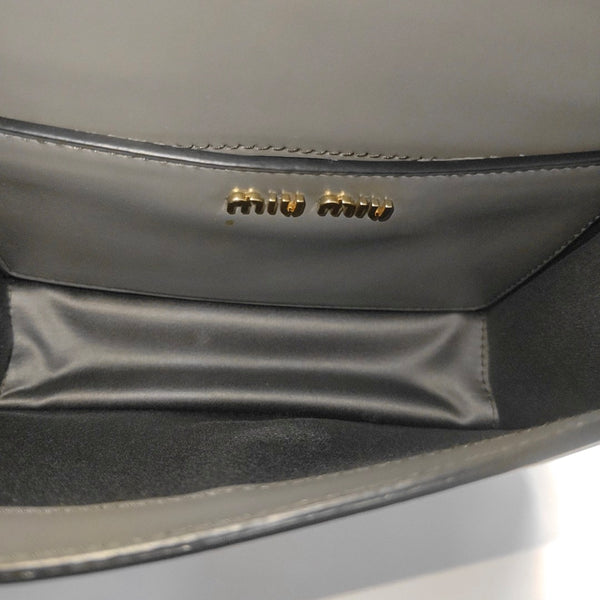 Calfskin Shoulder Bag Gray