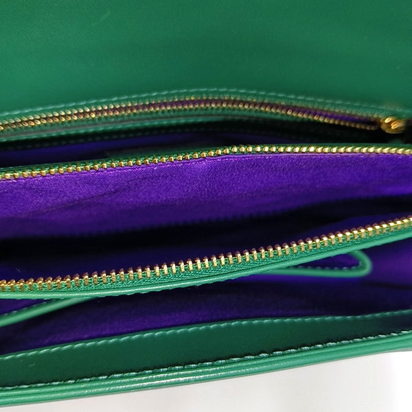 SERPENTI FOREVER Medium Calfskin Green