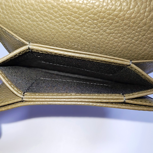 Calfskin Card Holder Green