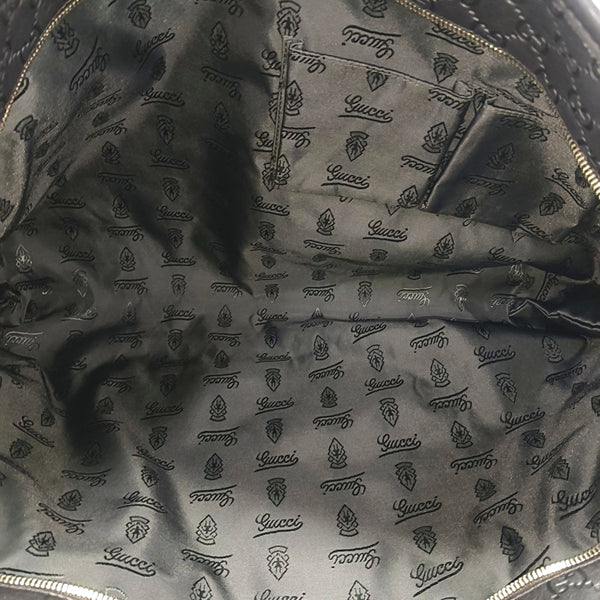 GG Imprime Monogram Calfskin Black
