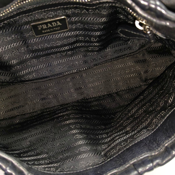 Gaufre Quilted Lambskin Black