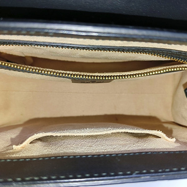 Padlock Small Calfskin Black
