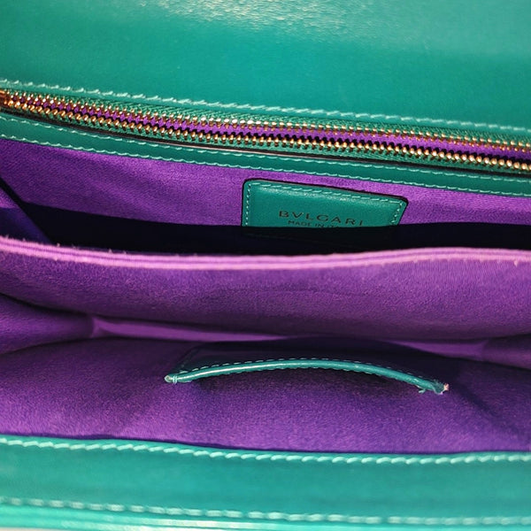 SERPENTI FOREVER Medium Calfskin Green