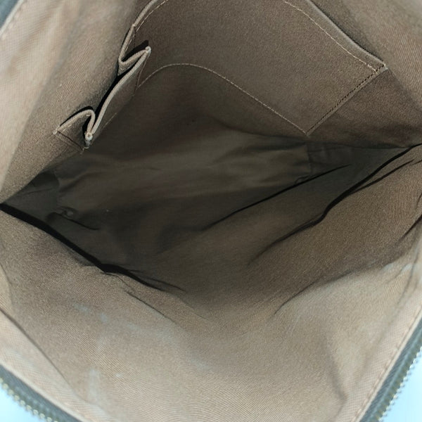 ODEON Monogram Coated Canvas Brown
