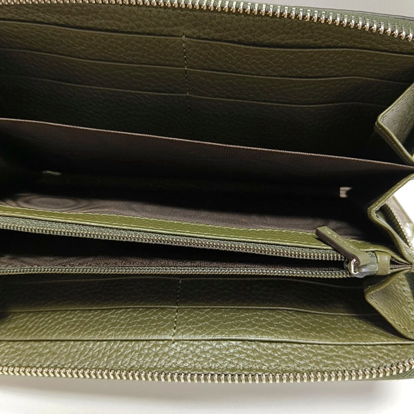 Monogram Calfskin Wallet Green