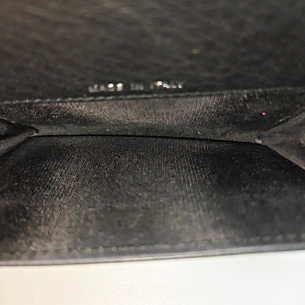 Quilted Lambskin Wallet Black