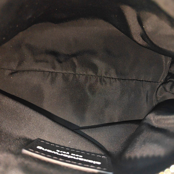 Fabric Top Handle Bag Black