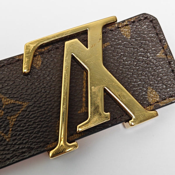 Coated Canvas Belt Brown
