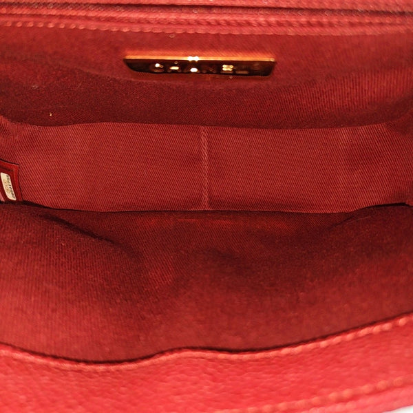 Grained Calfskin Red