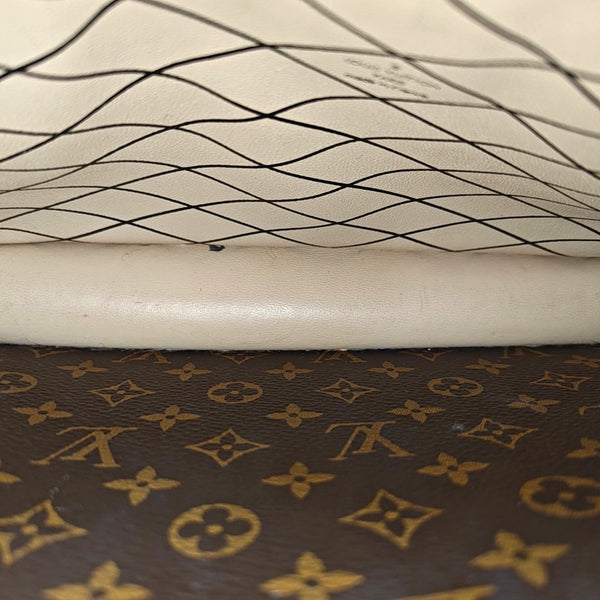 TRUNK Monogram Coated Canvas Brown