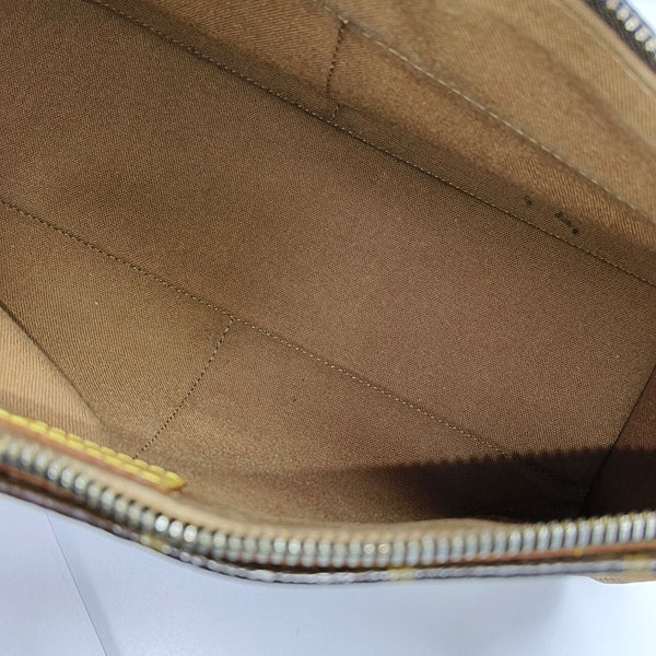 POPINCOURT Monogram Coated Canvas Brown